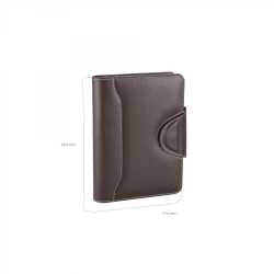 2K 4681 Tarihsiz Çizgili Ajanda Kahverengi 14X20 - 2