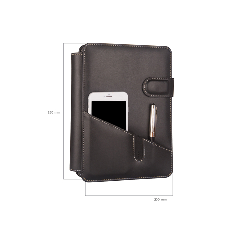 2K 5281 Siyah Ajanda Tarihsiz Çizgili 17x24 Ajanda Defter 160 Yaprak Ivory Kağıt Suni Deri - 3