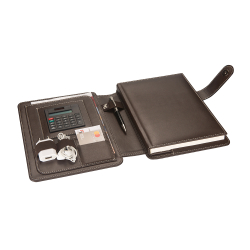 2K 5282 Kahverenk Ajanda Tarihsiz Çizgili 17x24 Ajanda Defter 160 Yaprak Ivory Kağıt Suni Deri - 1