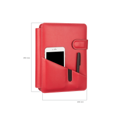 2K 5283 Ajanda Tarihsiz Çizgili 17x24 Ajanda Defter 160 Yaprak Ivory Kağıt Suni Deri - 3