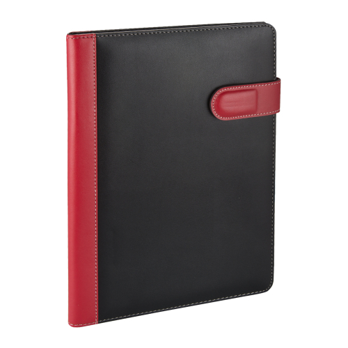 2K 7000 Siyah Sekreterlik A4 Suni Deri Telefon Kılıflı El Portföyü Sekreter Notluğu Hesap Makineli - 2