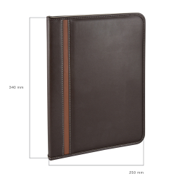 2K 9001 A4 Suni Deri Telefon Kılıflı Fermuarlı Sekreterlik - 2