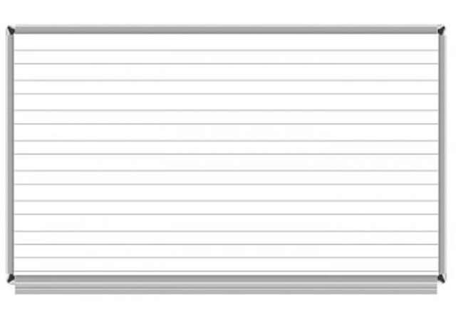 Akyazı 120x200 Güzel Yazı Çizgili Emaye Yazı Tahtası