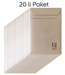 Asil Hava Kabarcıklı Zarf 17x23cm (20 li Paket)