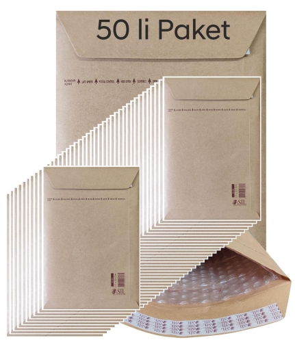 Asil Hava Kabarcıklı Zarf 17x23cm (50 li Paket) - 1