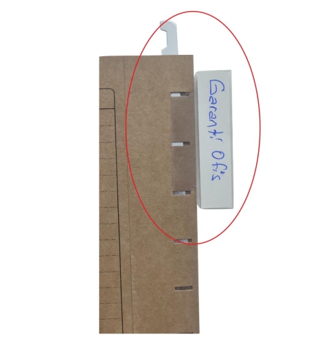 Askılı Personel Özlük Dosya Kavalyesi PVC Plastik isimlik - 1