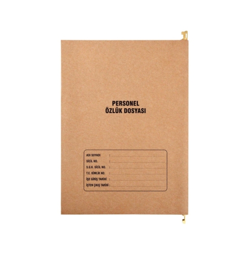 Metal Askılı Personel Özlük Dosyası 8 Yapraklı 10 LU Paket - 3