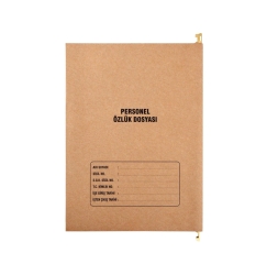 Metal Askılı Personel Özlük Dosyası 8 Yapraklı 5 li Paket - 3
