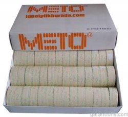 Beyaz Orjinal Meto Etiketleri (4 Numara - 42 li Paket)