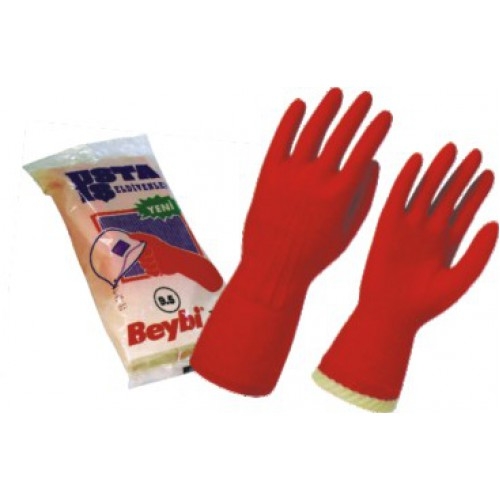 Beybi İş Eldiveni Kırmızı (Çift) - 1