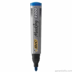 Bic 2000 Yuvarlak Uçlu Mavi Permanent Marker Kalem (Koli Kalemi) 