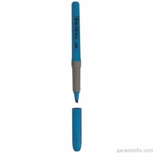 Bic Brite Liner Grip Kalem Tipi Mavi Fosforlu Kalem (5li Paket) - 1