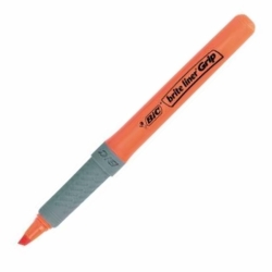 Bic Brite Liner Grip Kalem Tipi Turuncu Fosforlu Kalem (5 li Paket) 