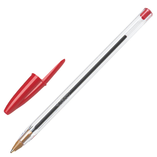 Bic Cristal Medium Kırmızı Tükenmez Kalem (50 li Kutu) - 2