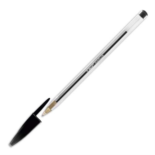 Bic Cristal Medium Siyah Tükenmez Kalem (50 li Kutu) - 3
