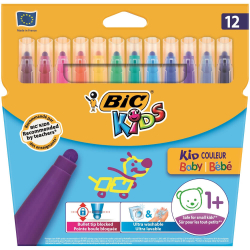 Bic 12 Renk Baby Keçeli Boya Kalemi