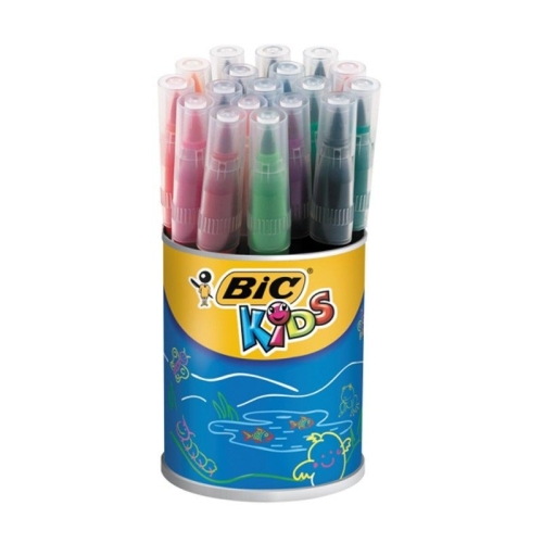 Bic Visaquarelle 18 Renk Kavanoz Fırça Uçlu Keçeli Boya Kalemi - 1