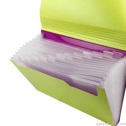 Bigpoint 13 Cepli Körüklü Dosya A4 (BP-265 Yeşil) - 1