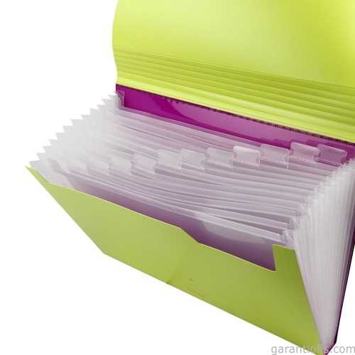 Bigpoint 13 Cepli Körüklü Dosya A4 (BP-265 Yeşil) - 1