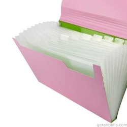 Bigpoint 13 Cepli Körüklü Dosya A4 (BP-265 Pembe) - 1