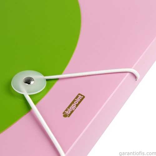 Bigpoint 13 Cepli Körüklü Dosya A4 (BP-265 Pembe) - 2