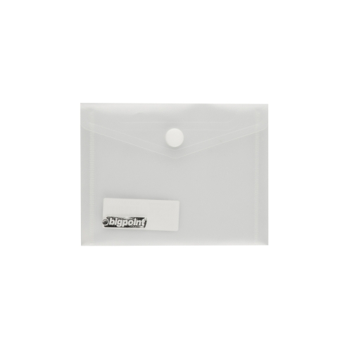 Bigpoint BP233 Şeffaf Çıtçıtlı A7 Dosya Mini Boy (12 li Paket) - 1