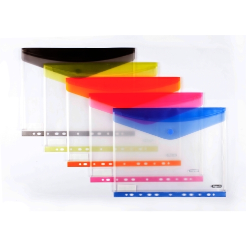 Bigpoint BP250 Yan Cırtlı Dosya Renkli (12 li Paket) - 1