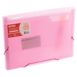 Bigpoint BP260 Körüklü Dosya Pembe A4 Lastikli 13 Cepli - 1