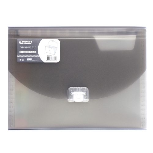 Bigpoint BP262 Körüklü Dosya Dumanlı A4 Kilitli 13 Cepli - 1