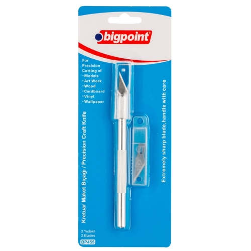 Bigpoint BP455 Kretuar Maket Bıçağı (2 Yedek Bıçaklı) - 2