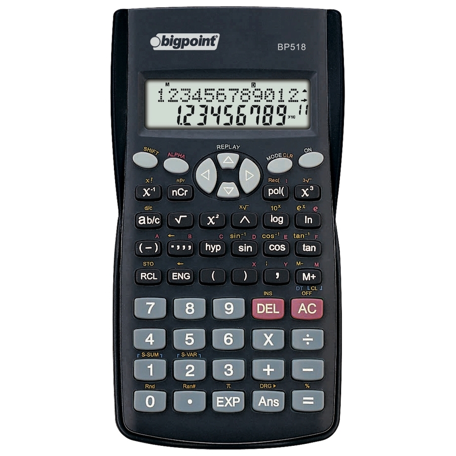 Bigpoint Fx Fonksiyonlu Hesap Makinesi (12 Hane)