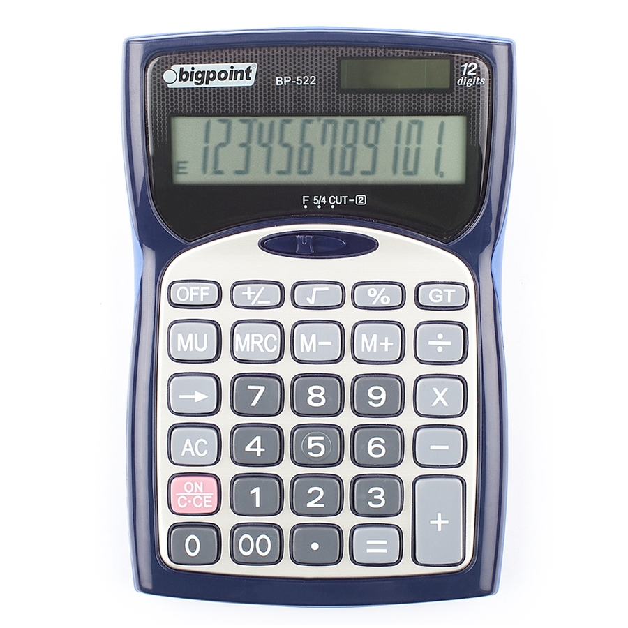 Bigpoint Bp522 Su Geçirmeyen Hesap Makinesi (12 Hane)