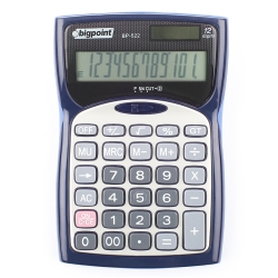 Bigpoint BP522 Su Geçirmeyen Hesap Makinesi (12 Hane) 