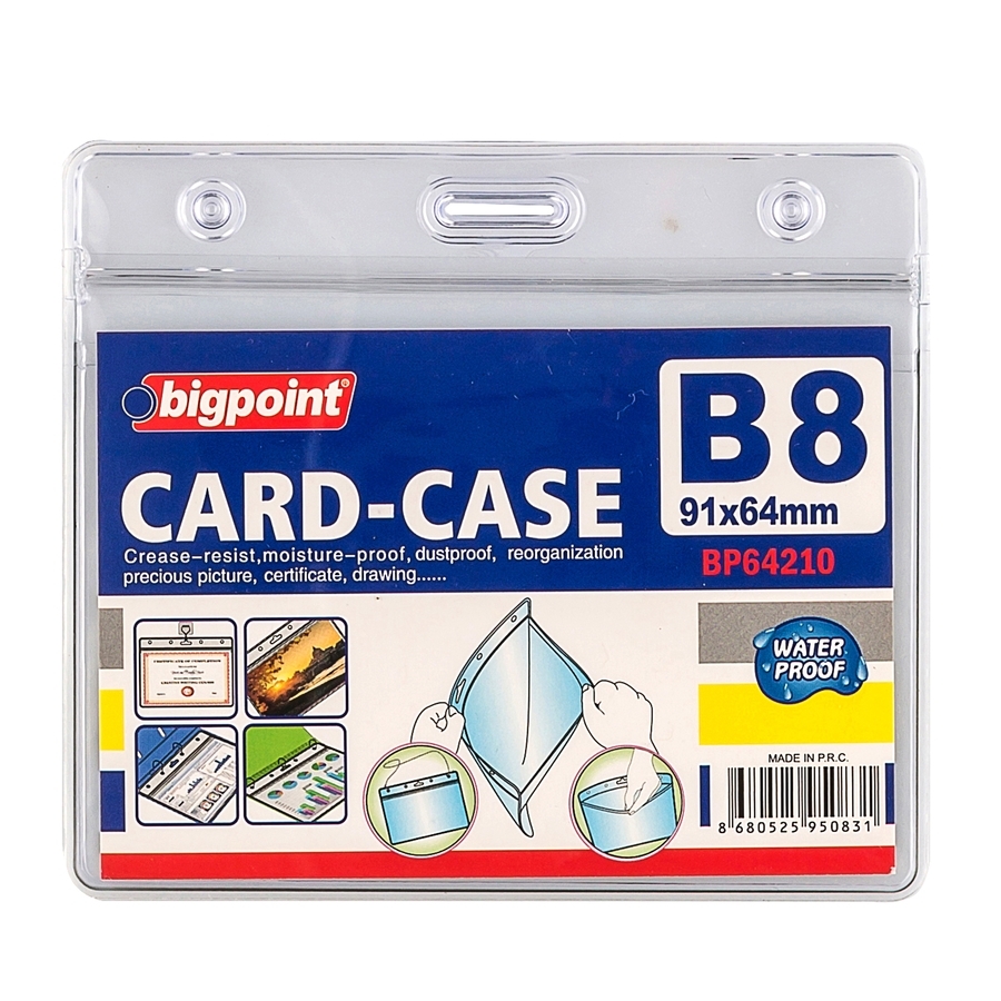 Bigpoint Bp642 Kilitli Kart Poşeti Yatay 91x64mm (10 Lu)