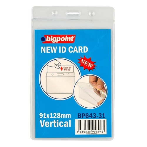 Bigpoint BP643 Kart Poşeti Dikey 91x128mm (10 LU PK) - 1