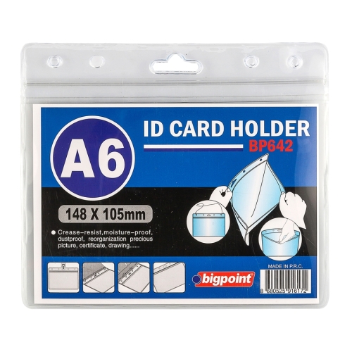 Bigpoint BP642 Kilitli Kart Poşeti Yatay 148x105mm (10 lu) - 1
