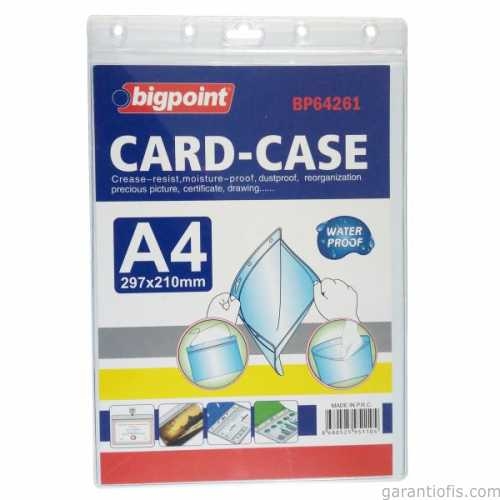 Bigpoint BP64261 Dikey A4 Kilitli Kart Poşeti - 1