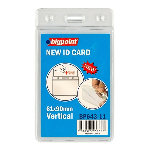 Bigpoint BP643 Kart Poşeti Dikey 61x90mm (10 lu) - 1