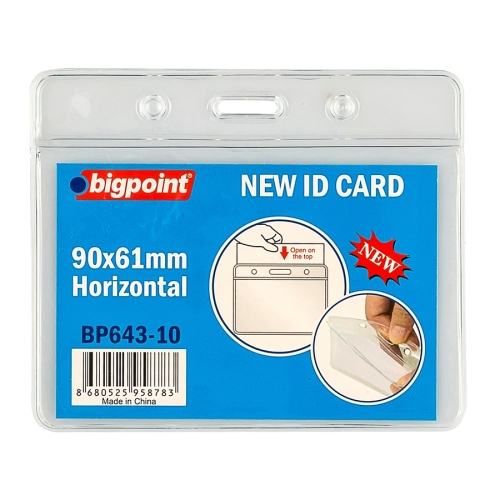 Bigpoint BP643 Kart Poşeti Dikey 90x61mm (10 lu) - 1