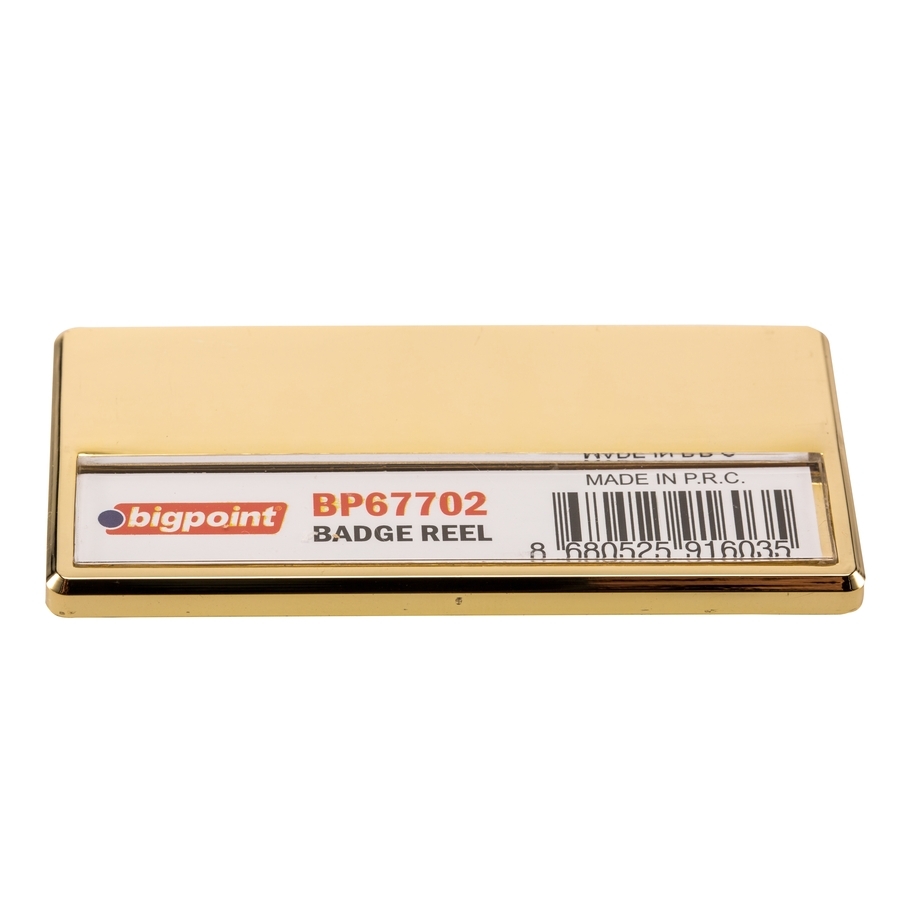 Bigpoint Bp677 Metal Mıknatıslı İsimlik Gold