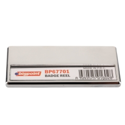 Bigpoint BP677 Metal Mıknatıslı İsimlik Silver - 1