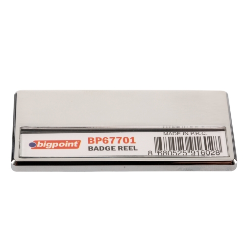 Bigpoint BP677 Metal Mıknatıslı İsimlik Silver - 1