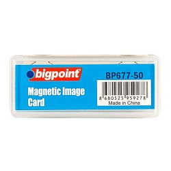 Bigpoint BP677 Mıknatıslı İsimlik Şeffaf 1 Adet