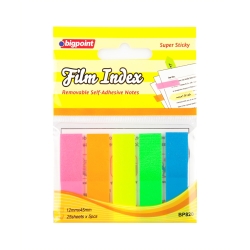 Bigpoint 5 Renk Yapışkanlı Sayfa İşaret Bandı