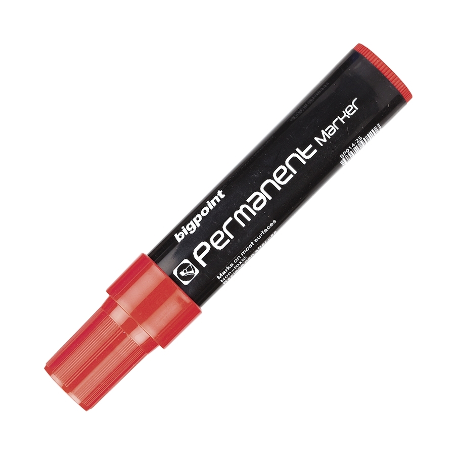 Bigpoint BP914 Permanent Markör Jumbo Kırmızı