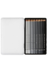 Bigpoint Bp947 Dereceli Kurşun Kalem 12'li Metal Kutu - 2