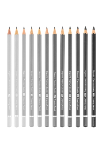 Bigpoint Bp947 Dereceli Kurşun Kalem 12'li Metal Kutu - 3