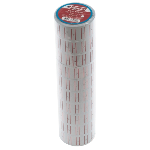Bigpoint Fiyat Etiketi Beyaz (10 lu Paket) - 2