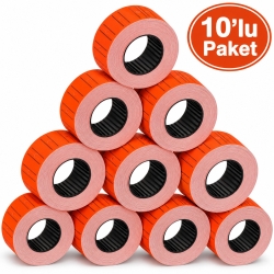 Bigpoint Fiyat Etiketi Kırmızı (10 lu Paket)