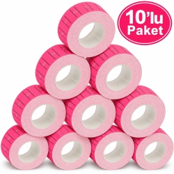 Bigpoint Fiyat Etiketi Pembe (10 lu Paket)